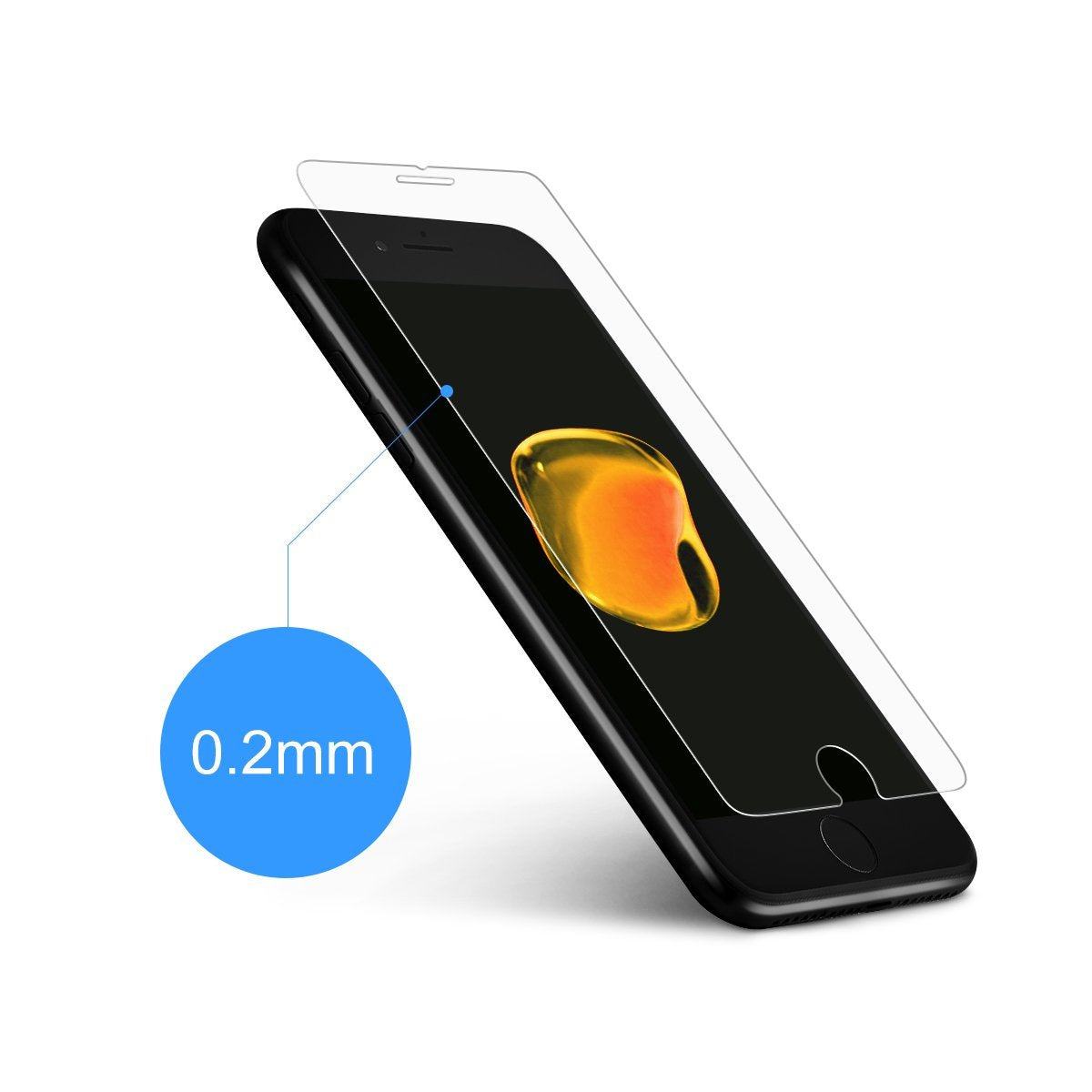 Tempered Glass for iPhone SE(2nd Gen 2020)/ SE(3nd Gen 2022)- 2 Pack