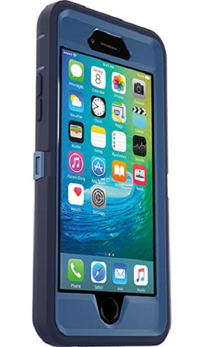 Phone case with a smartphone displaying app icons on a white background